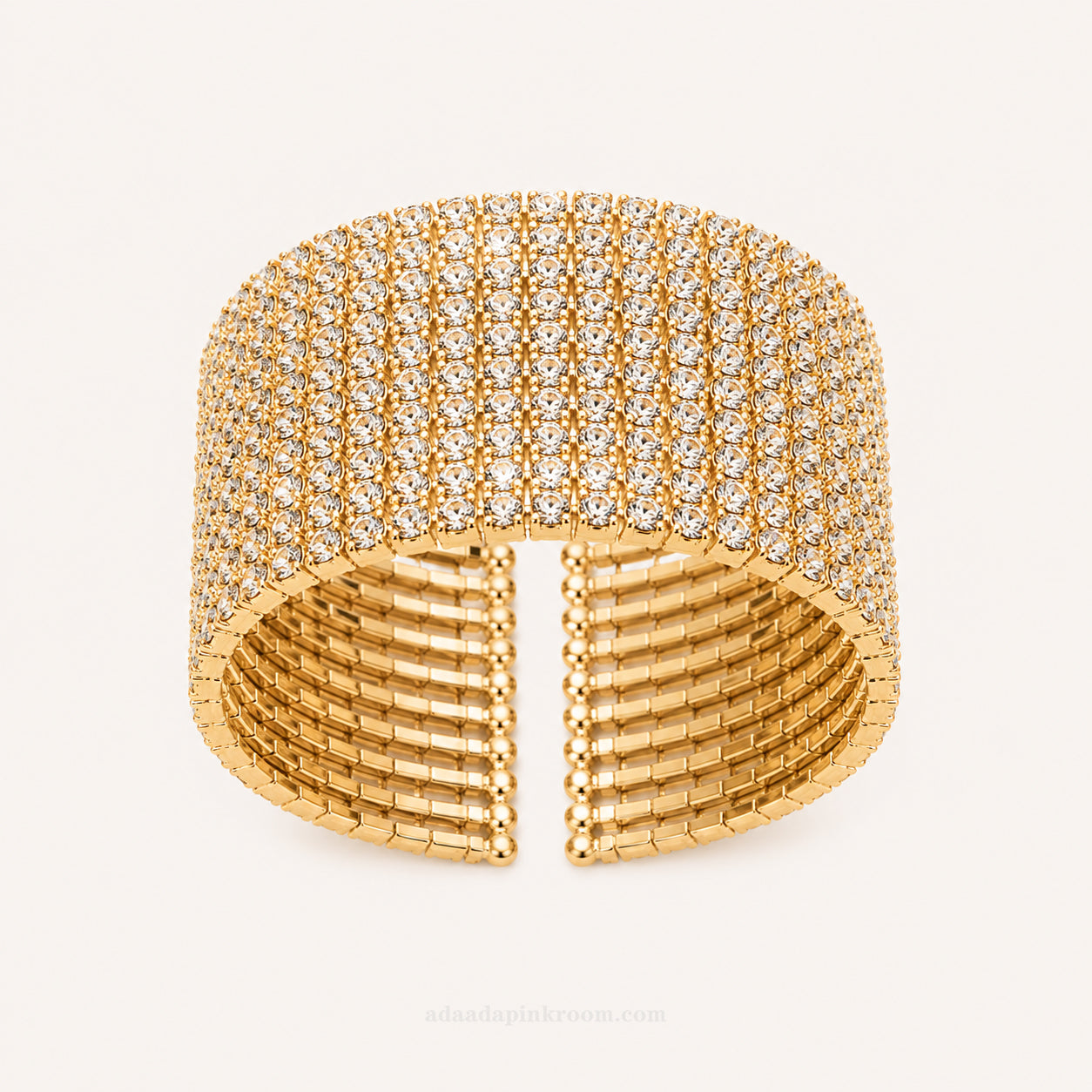 Crystal Mesh Cuff Bracelet