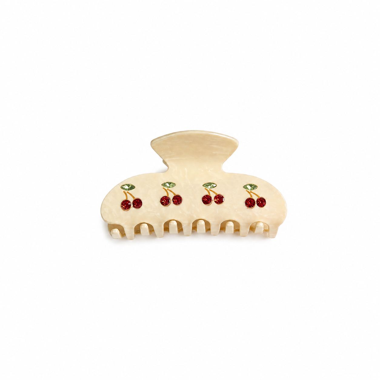 Medium Clip in Cherry Custard