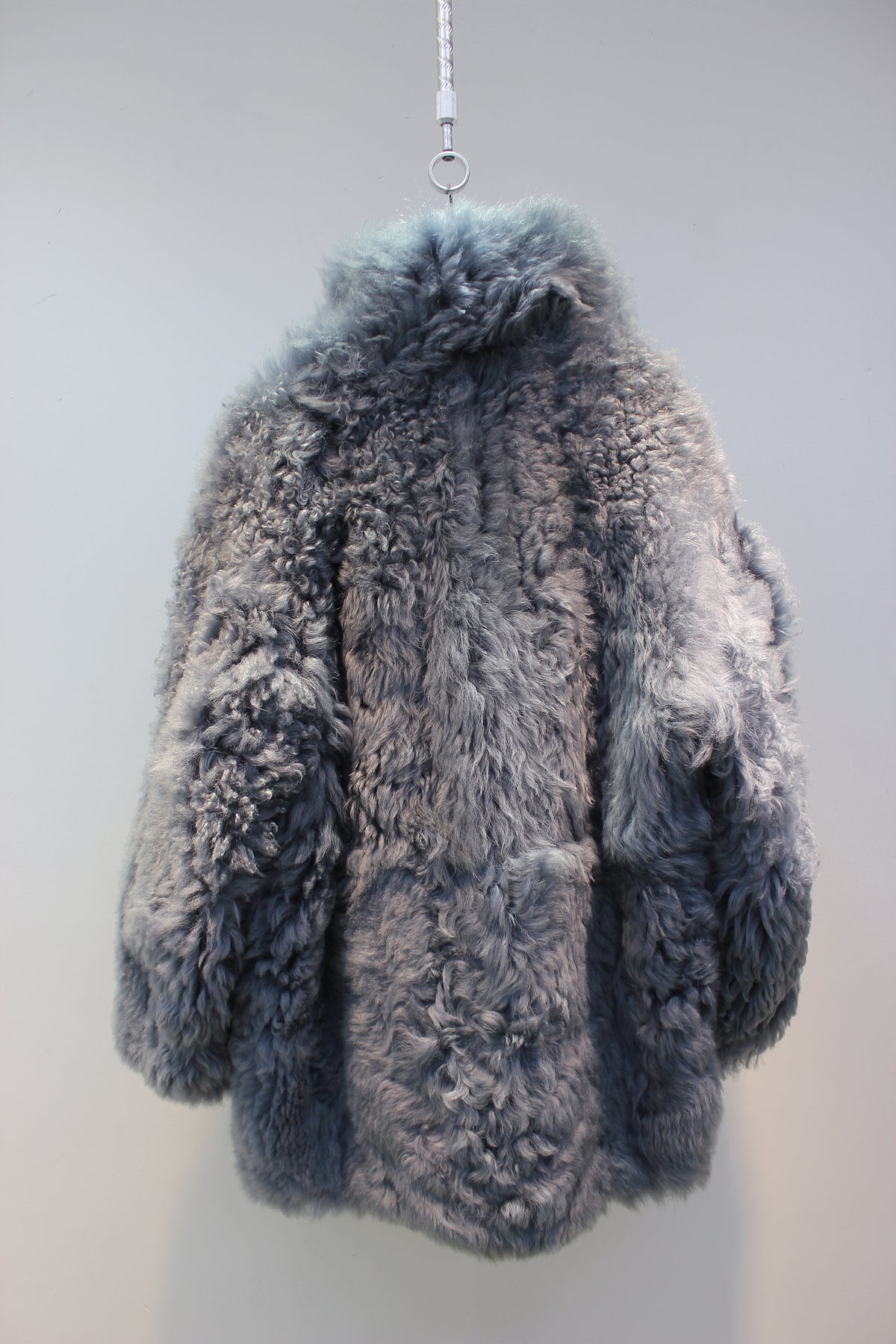 Spanish Tuscan sheepskin one-piece lapel jacket