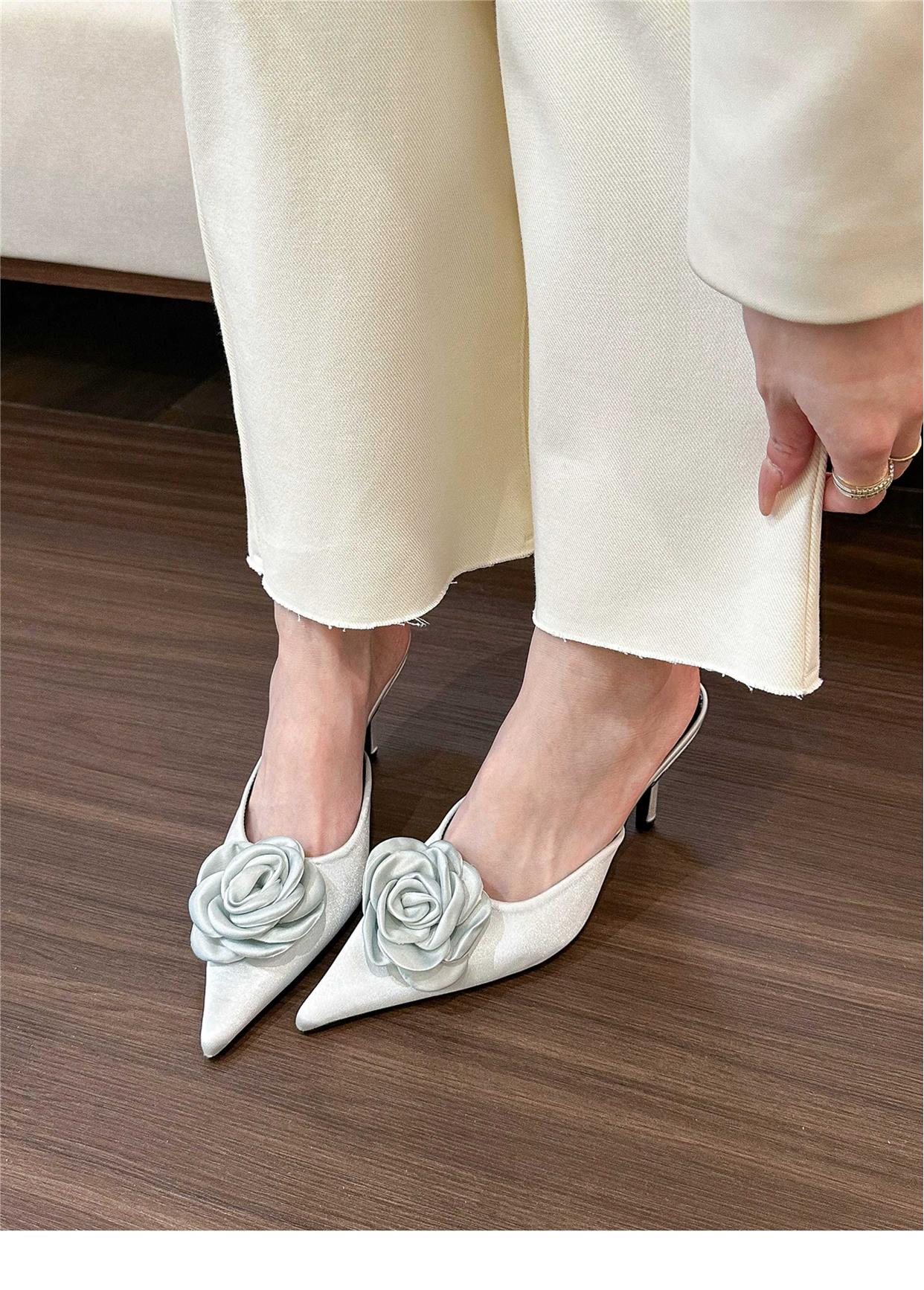 Monet rose pointed toe high heels