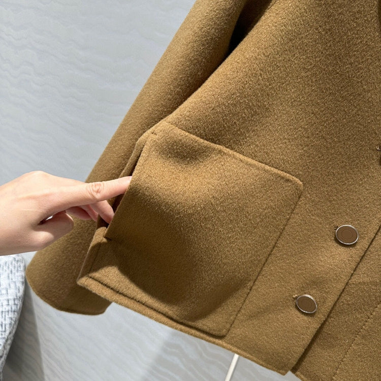 Double-faced cashmere jacket