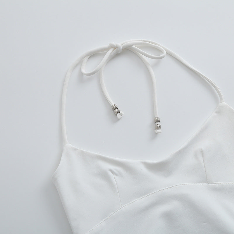 Hot girl halter neck camisole