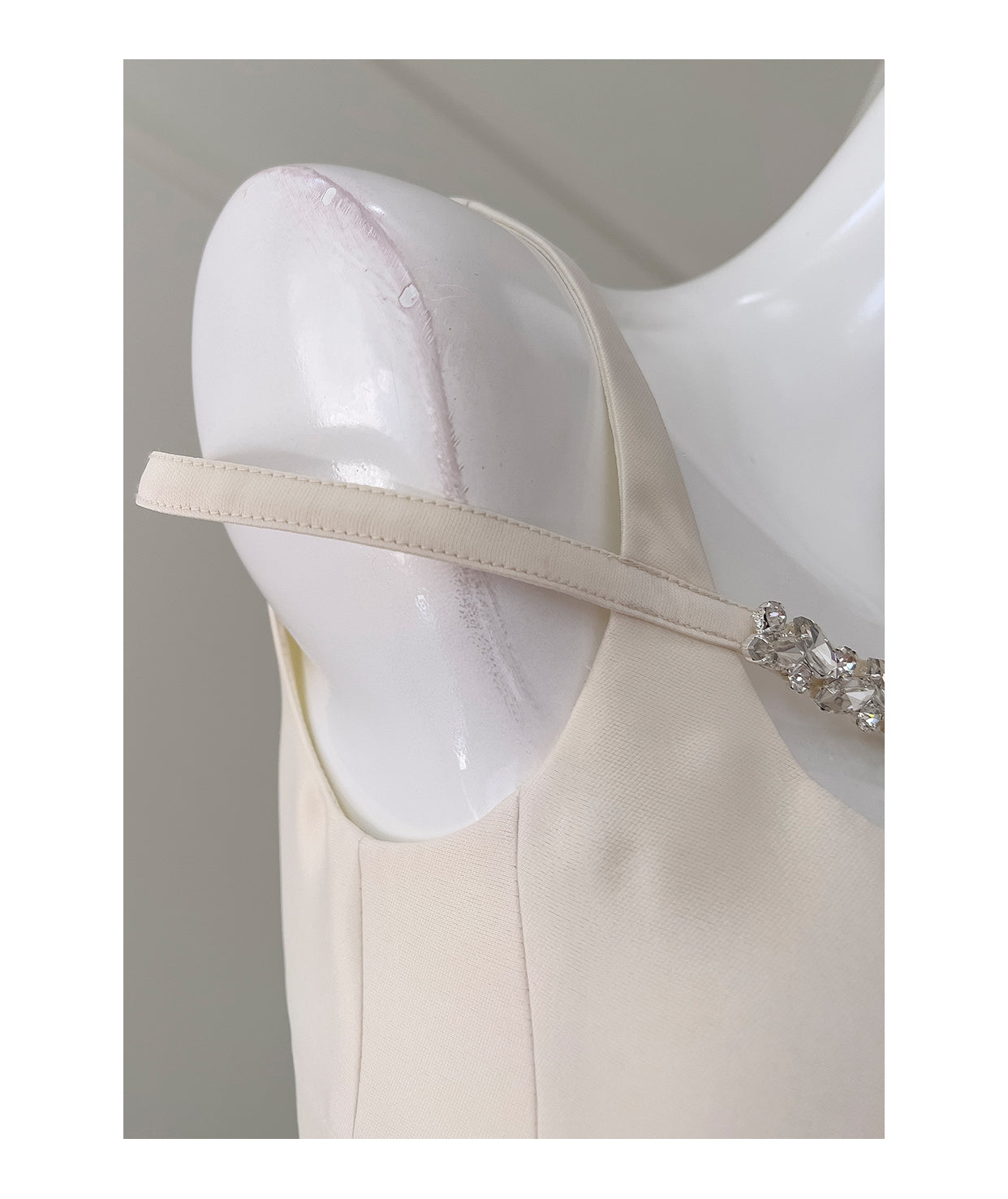 French Vintage Satin Dress