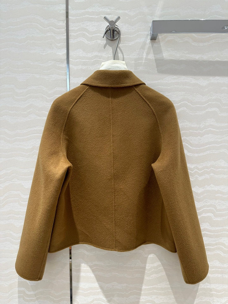 Double-faced cashmere jacket