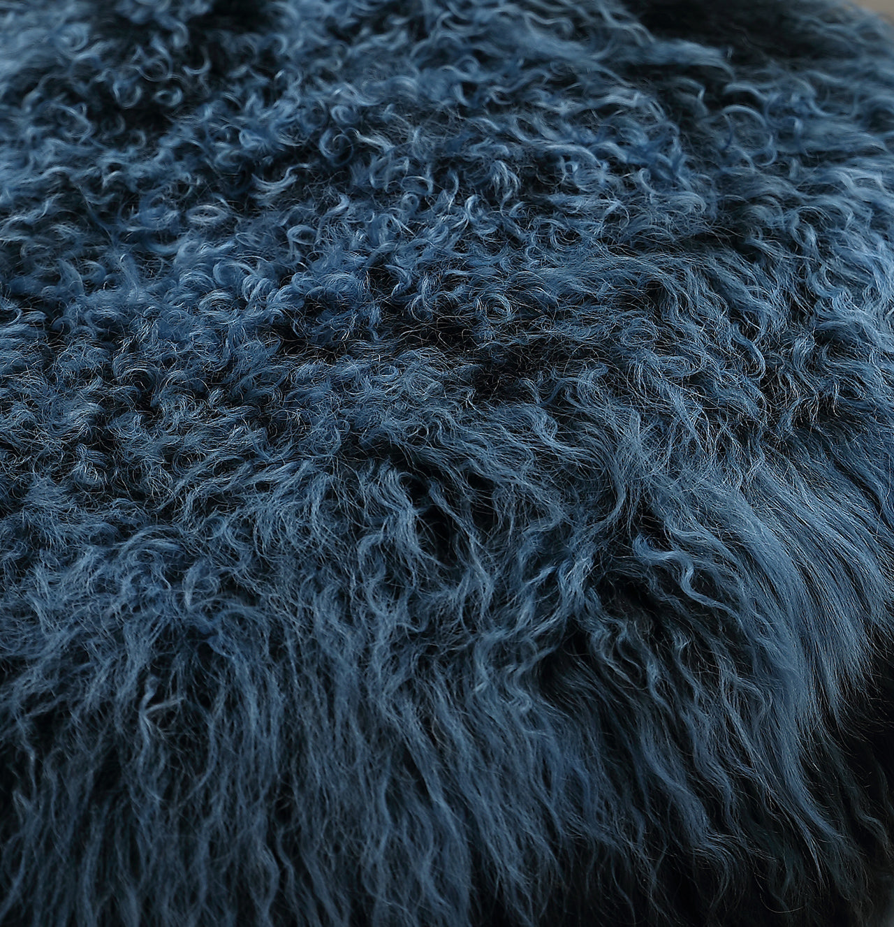Italian light luxury sofa leisure chair imported wool designer single chair Nordic style dressing chair