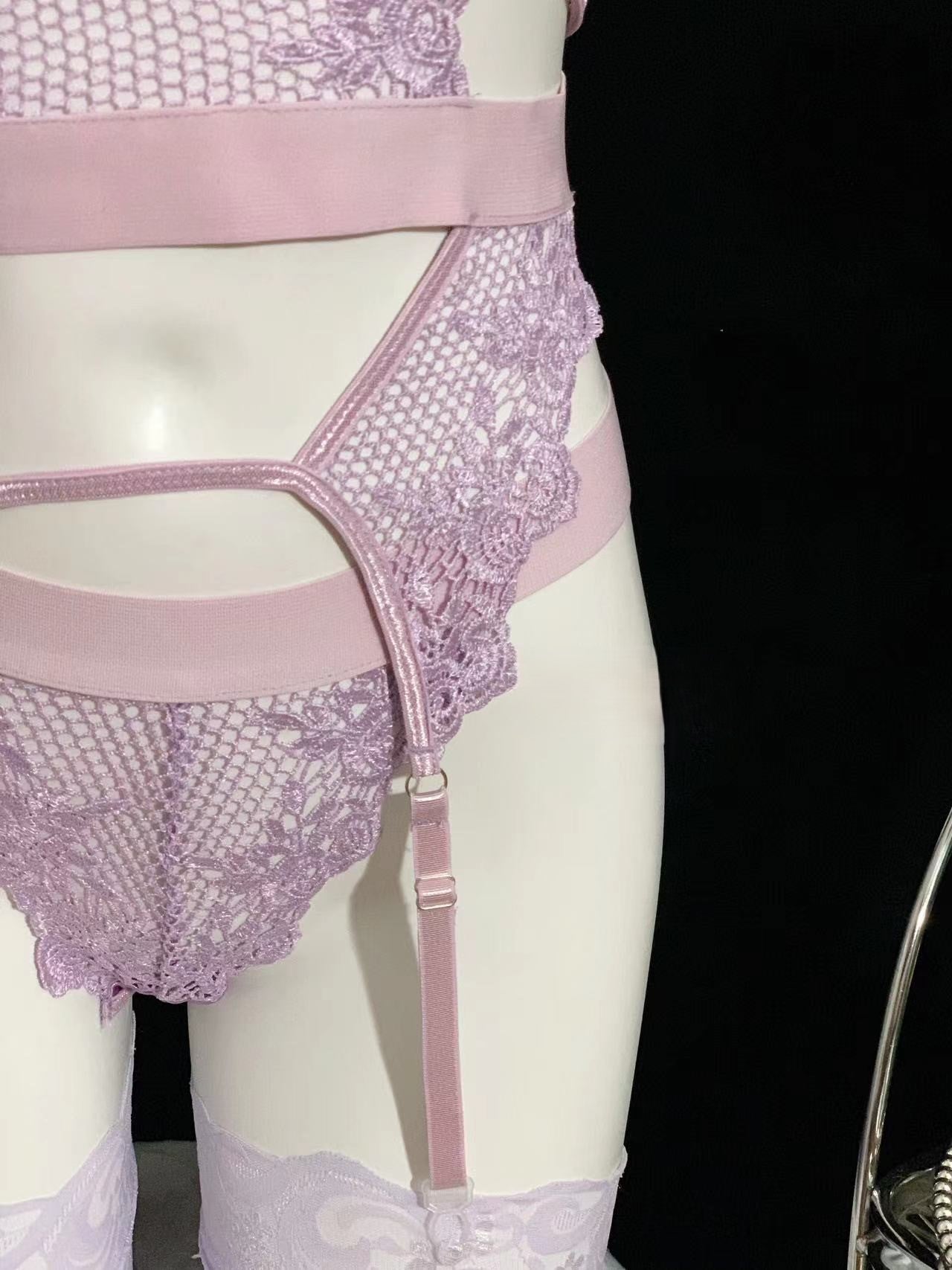 Lace sexy lingerie set