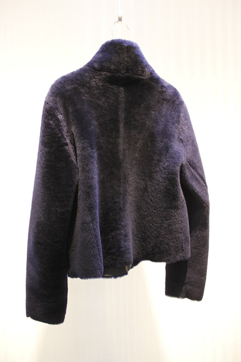 Merino sheep fur one-piece double-sided jacket imported from Spain
