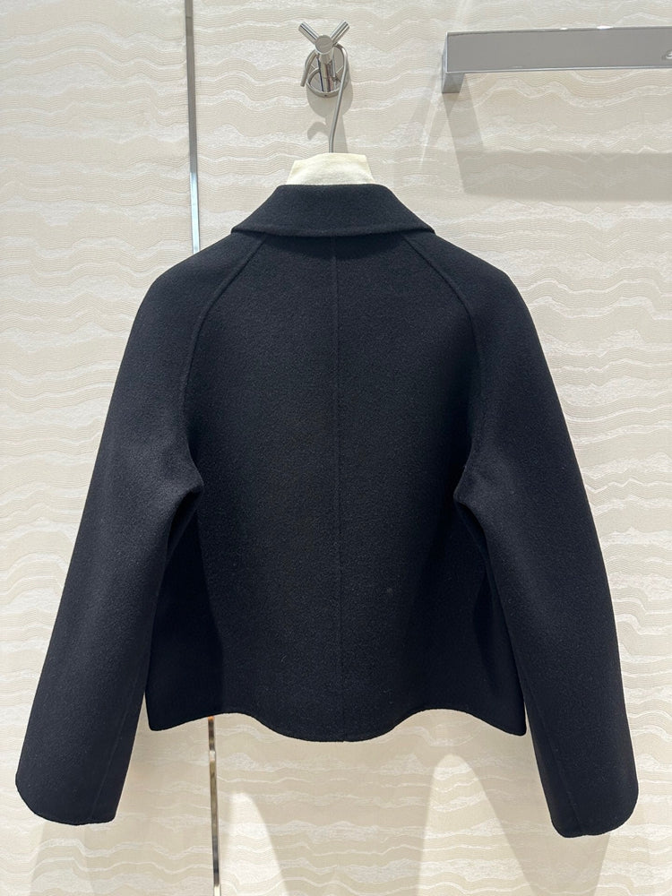 Double-faced cashmere jacket