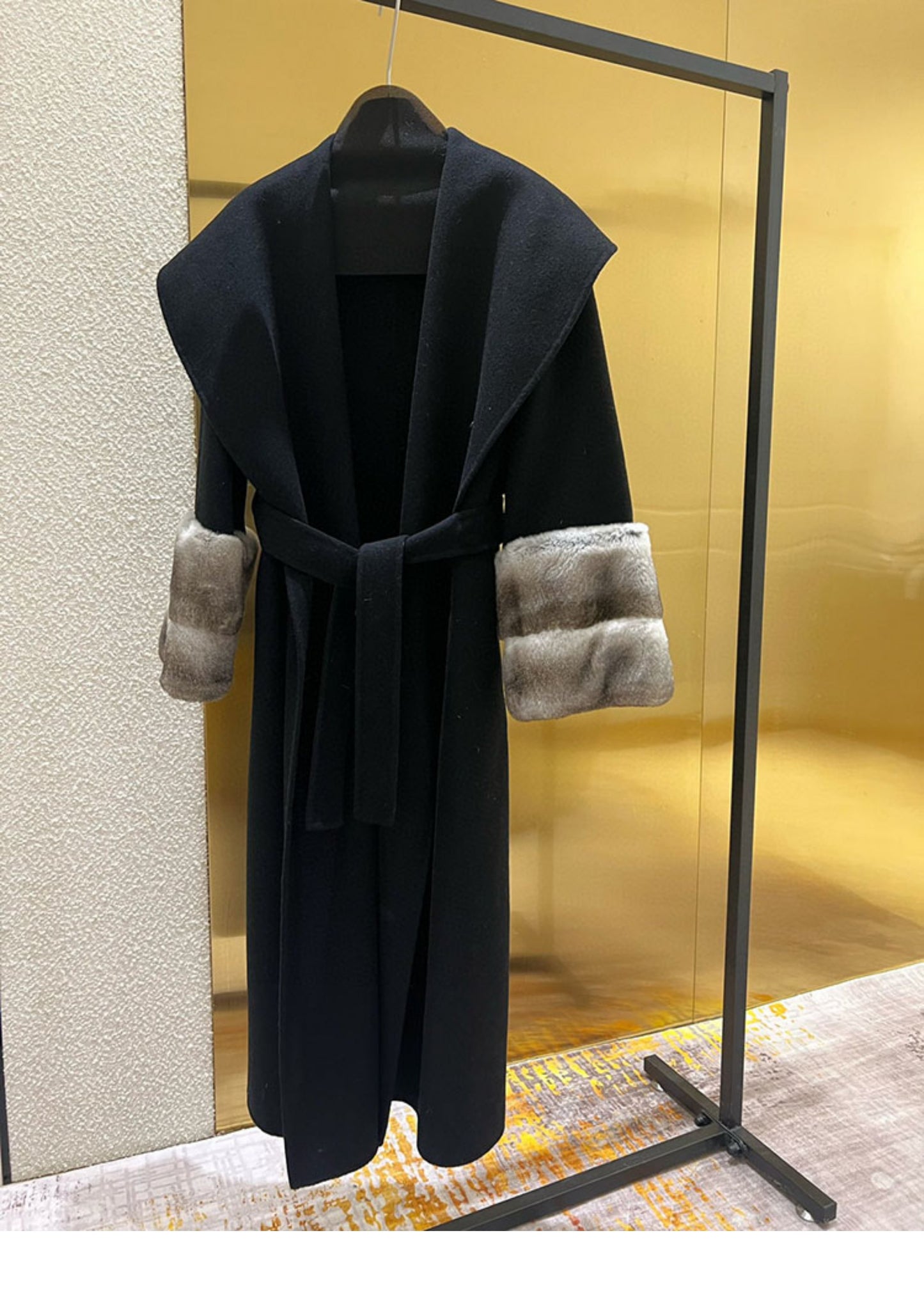 Cashmere Rex Rabbit Fur Sleeves