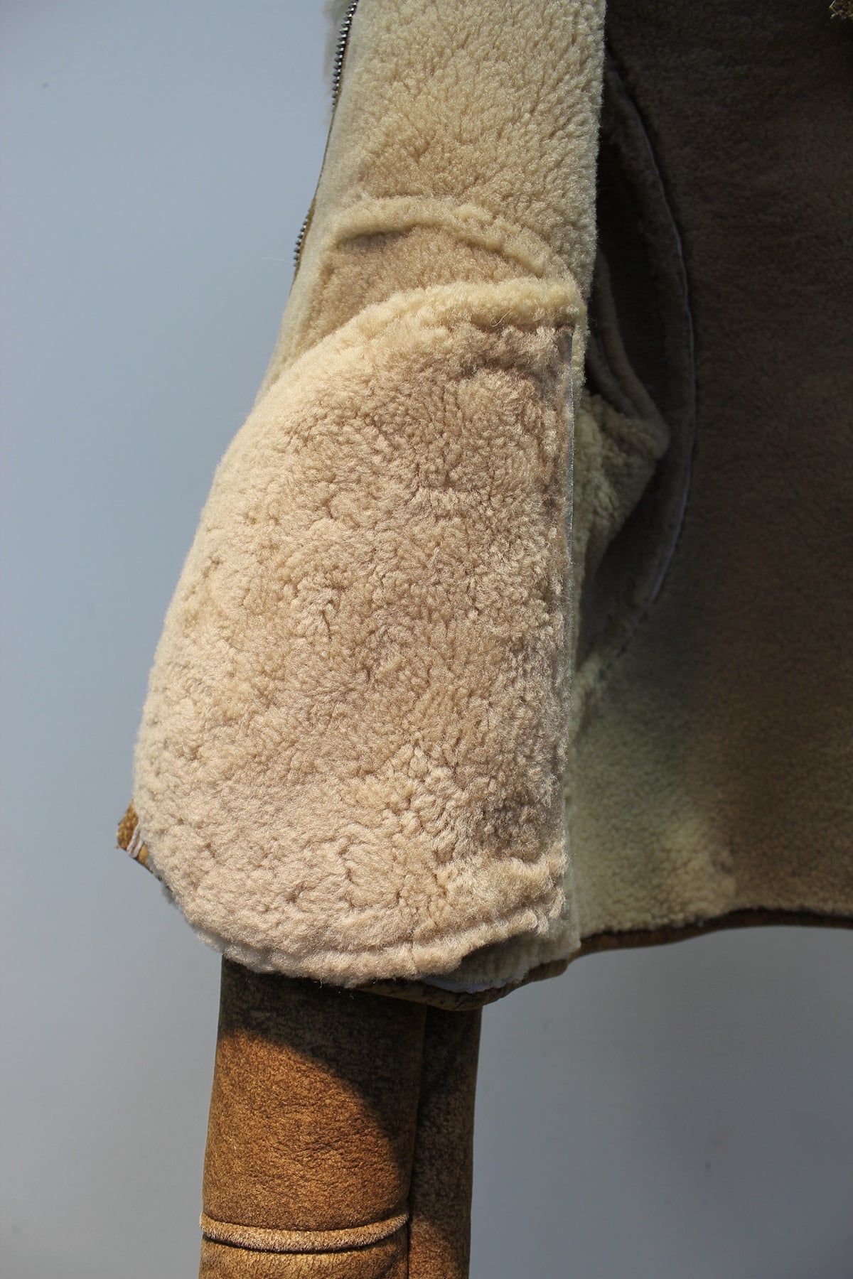 Lmported sheepskin short coat