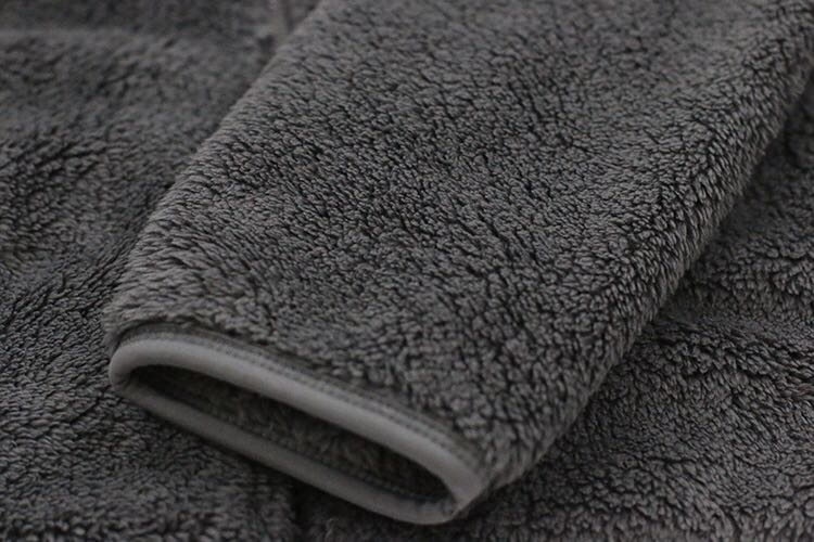 Long sleeve plush coat