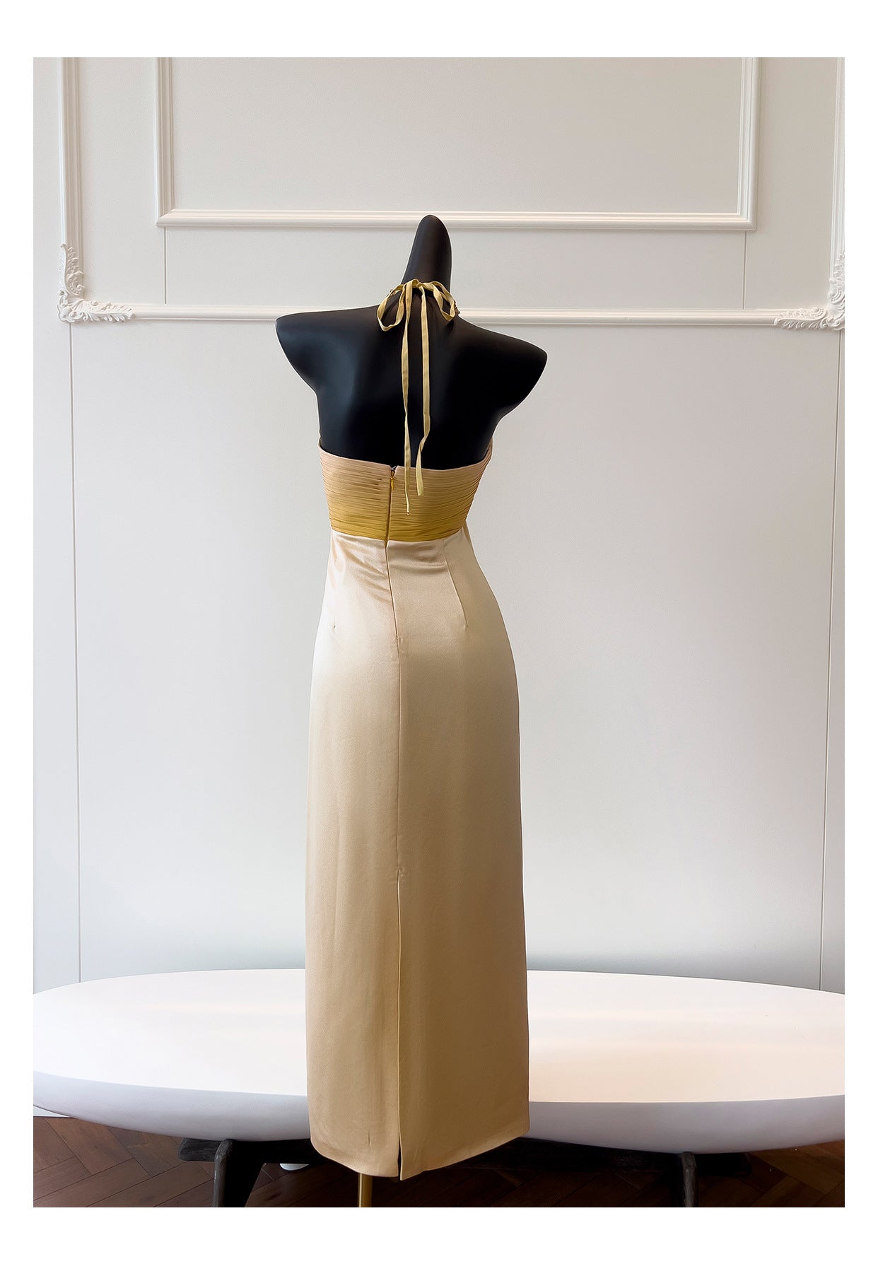 French slim fit evening dress