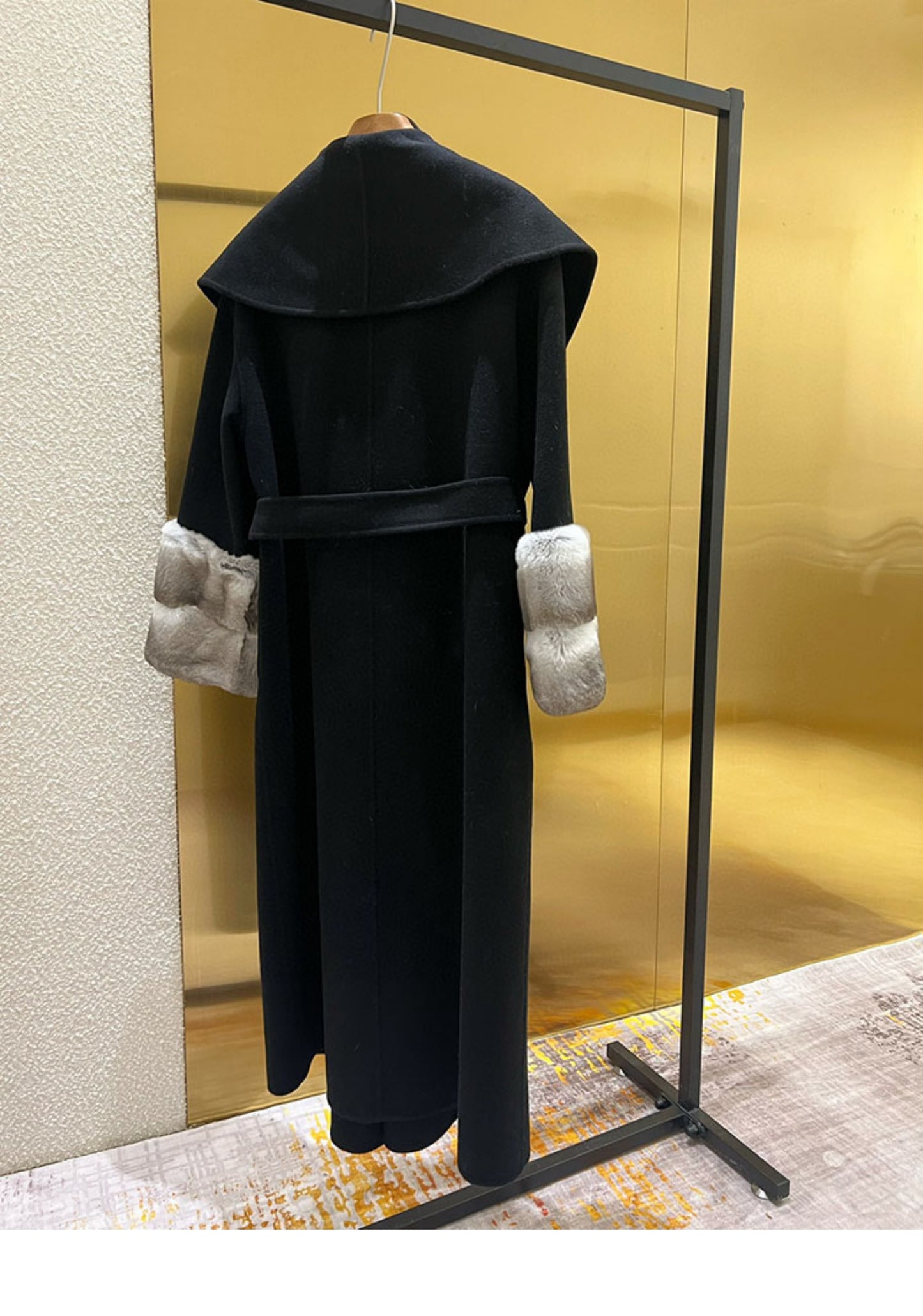 Cashmere Rex Rabbit Fur Sleeves