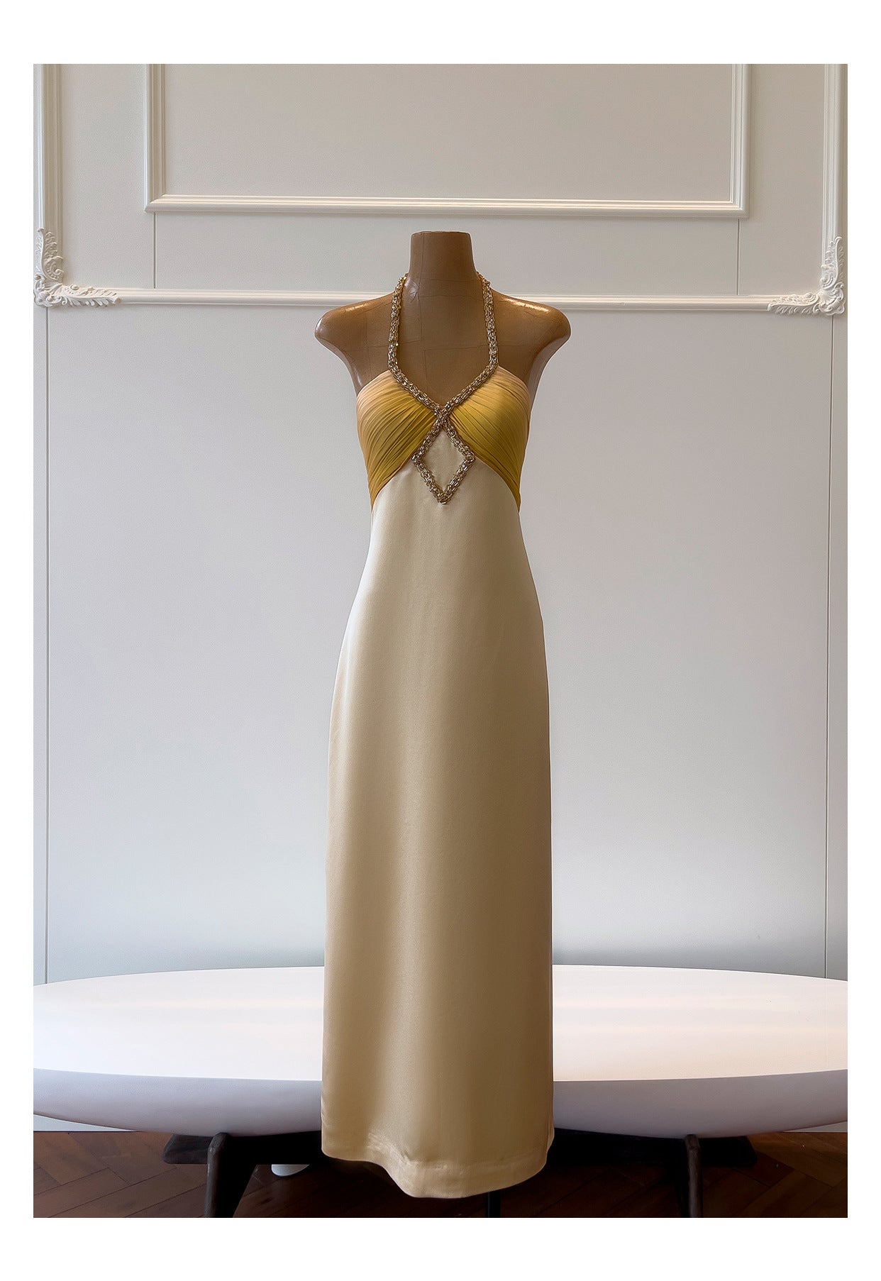 French slim fit evening dress
