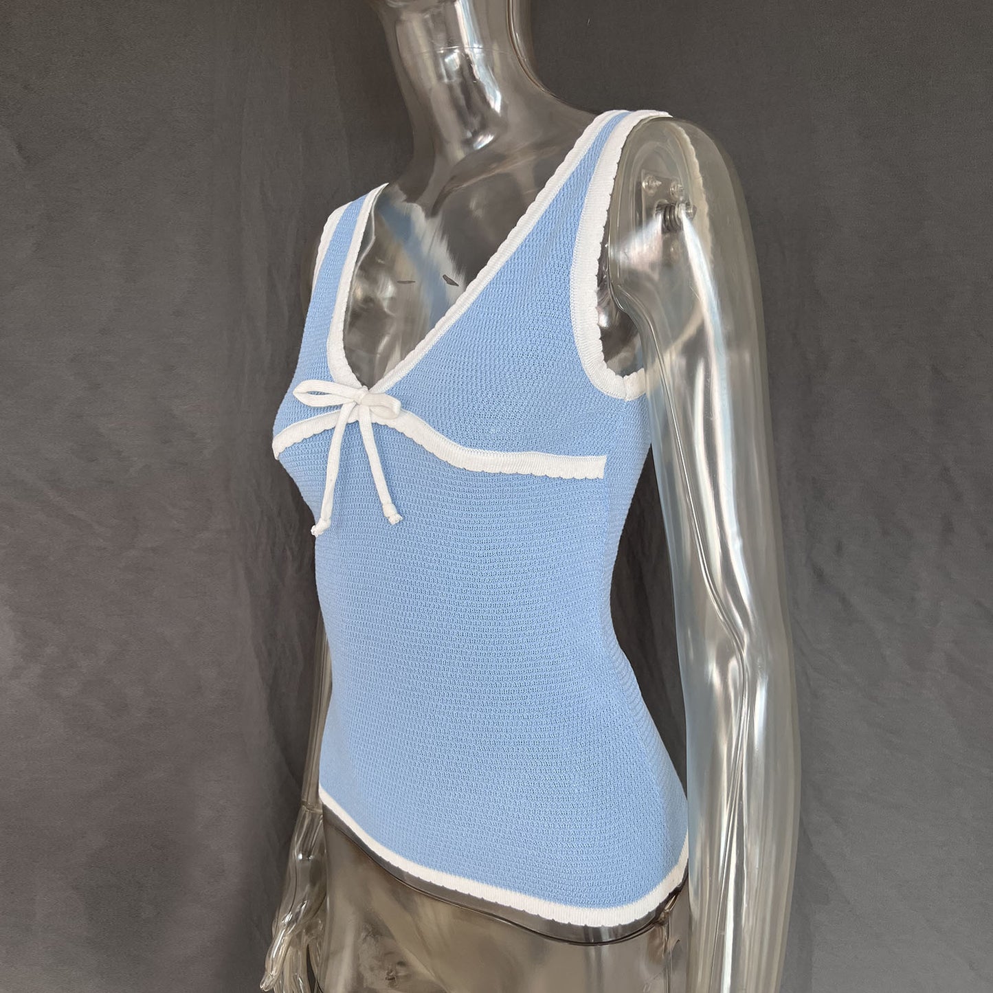 Bow lace camisole