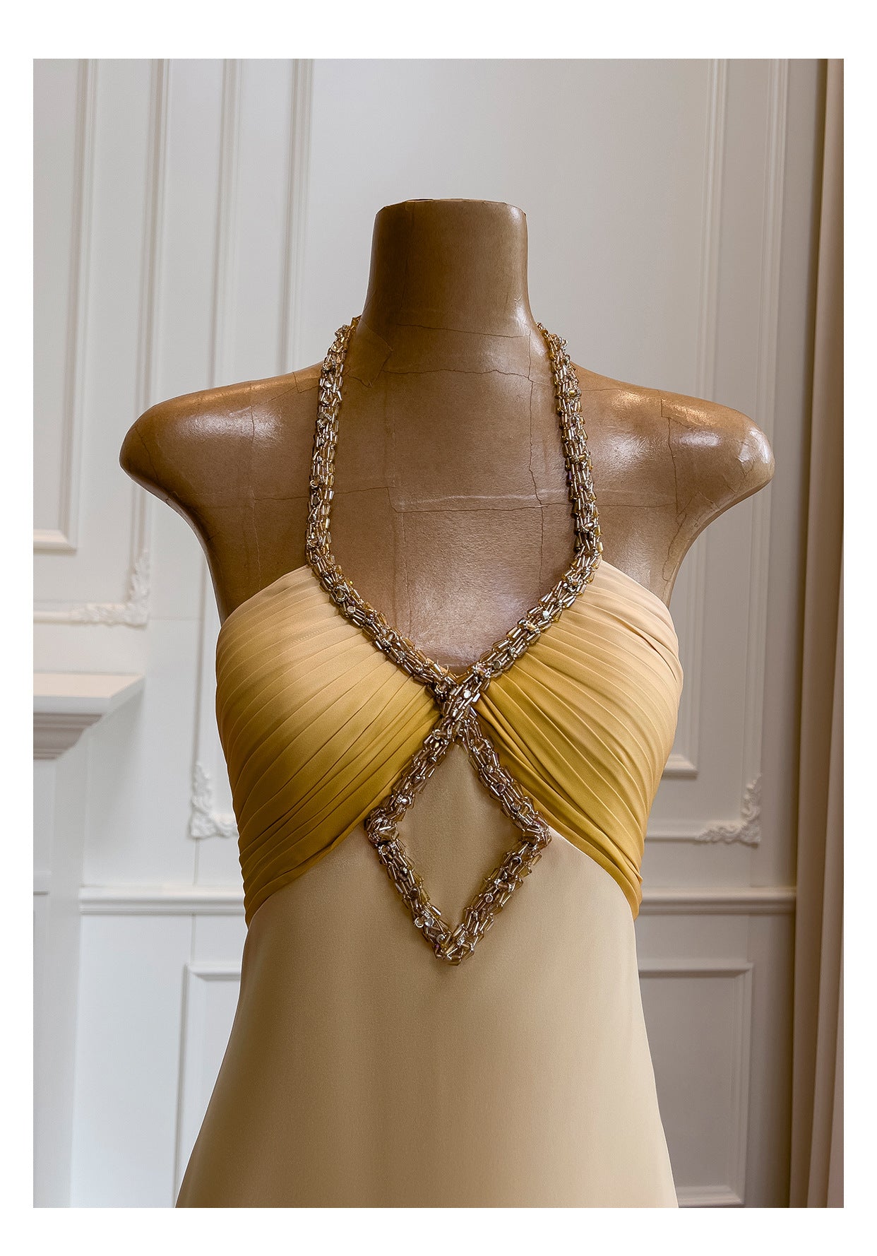 French slim fit evening dress