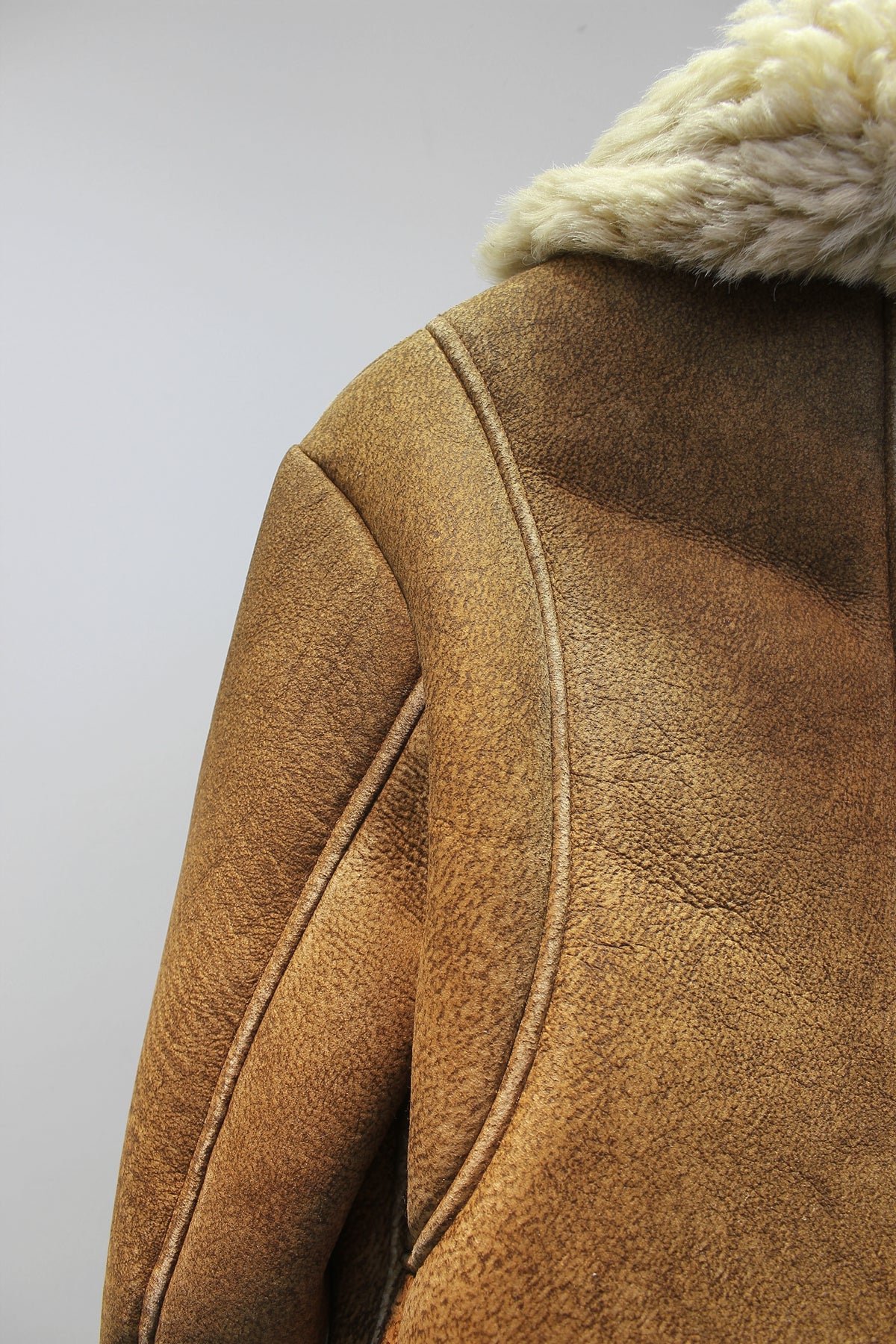 Lmported sheepskin short coat