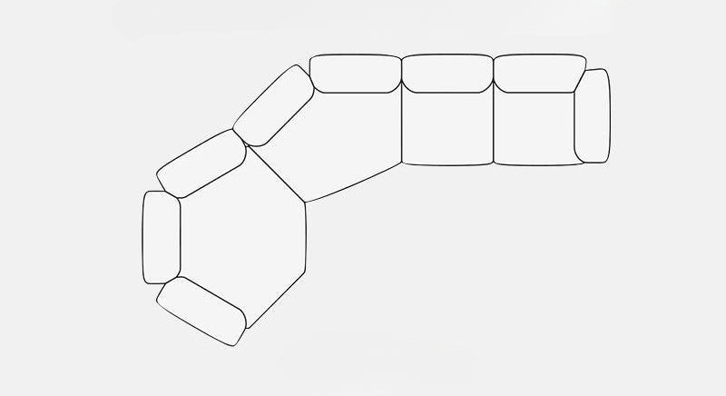 Italian minimalist petal sofa designer creative special-shaped modular sofa corner fabric sofa