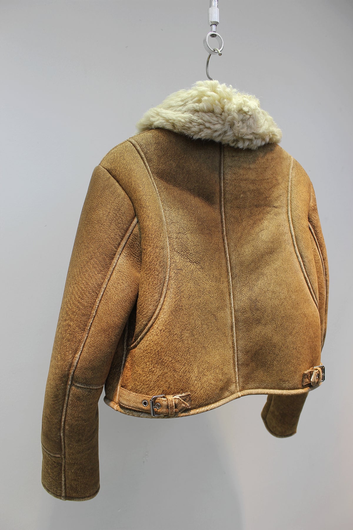 Lmported sheepskin short coat