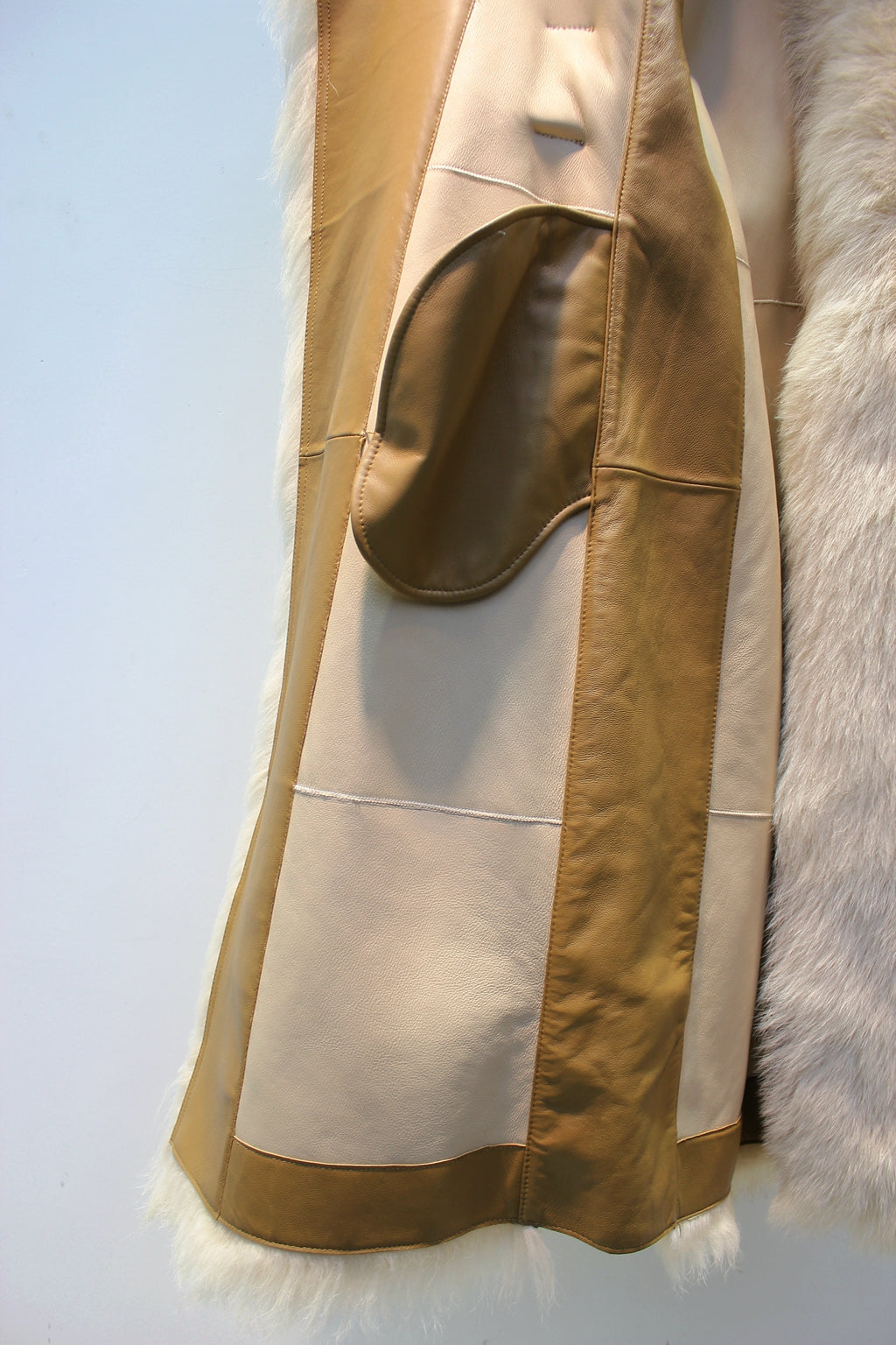 Spanish imported Tuscan sheepskin long BV jacket