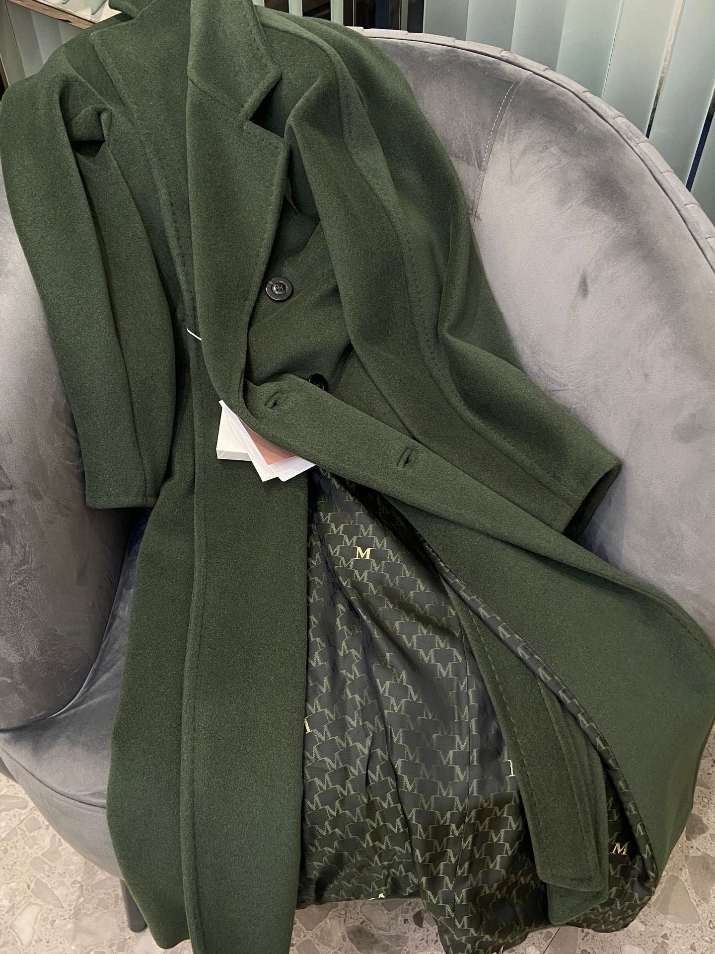 Sheep wool cashmere coat