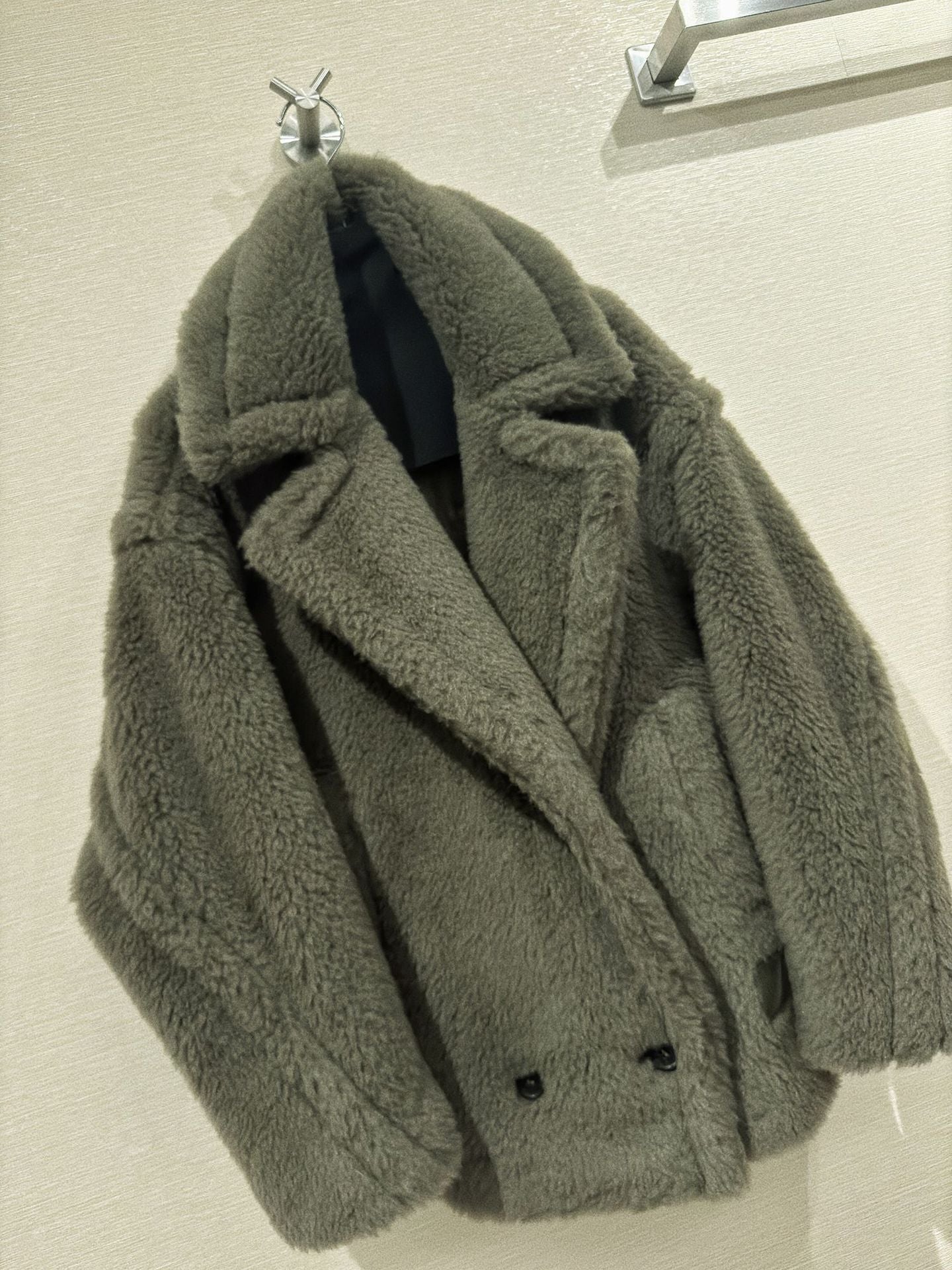 Biker Teddy Bear Alpaca Fur Jacket