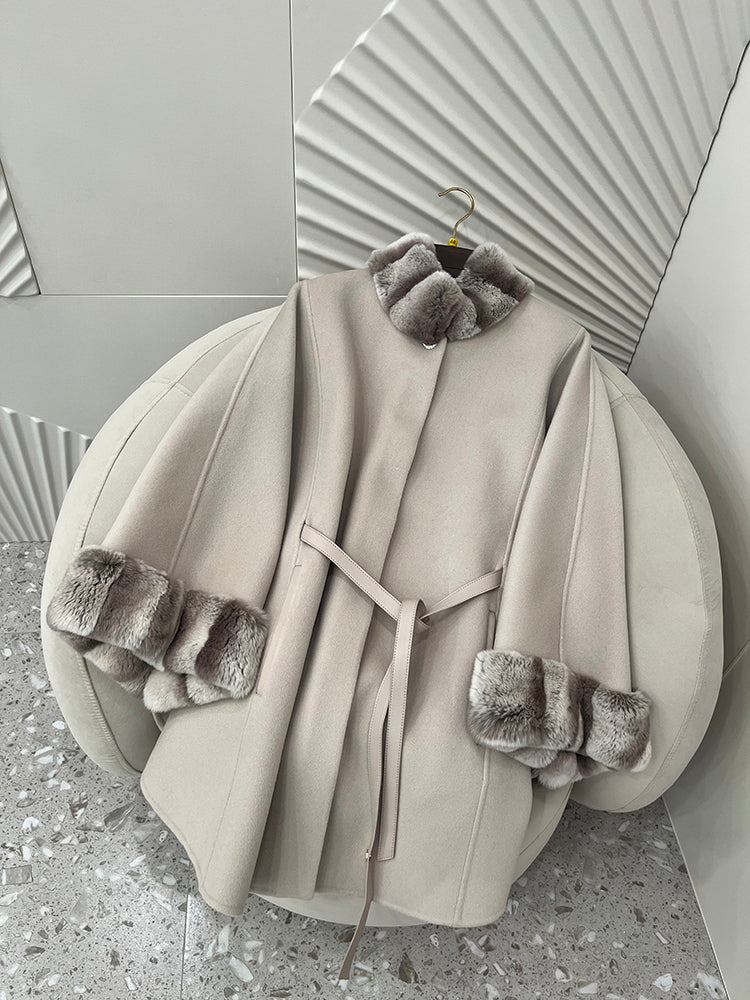 Cashmere Cape Rabbit Fur