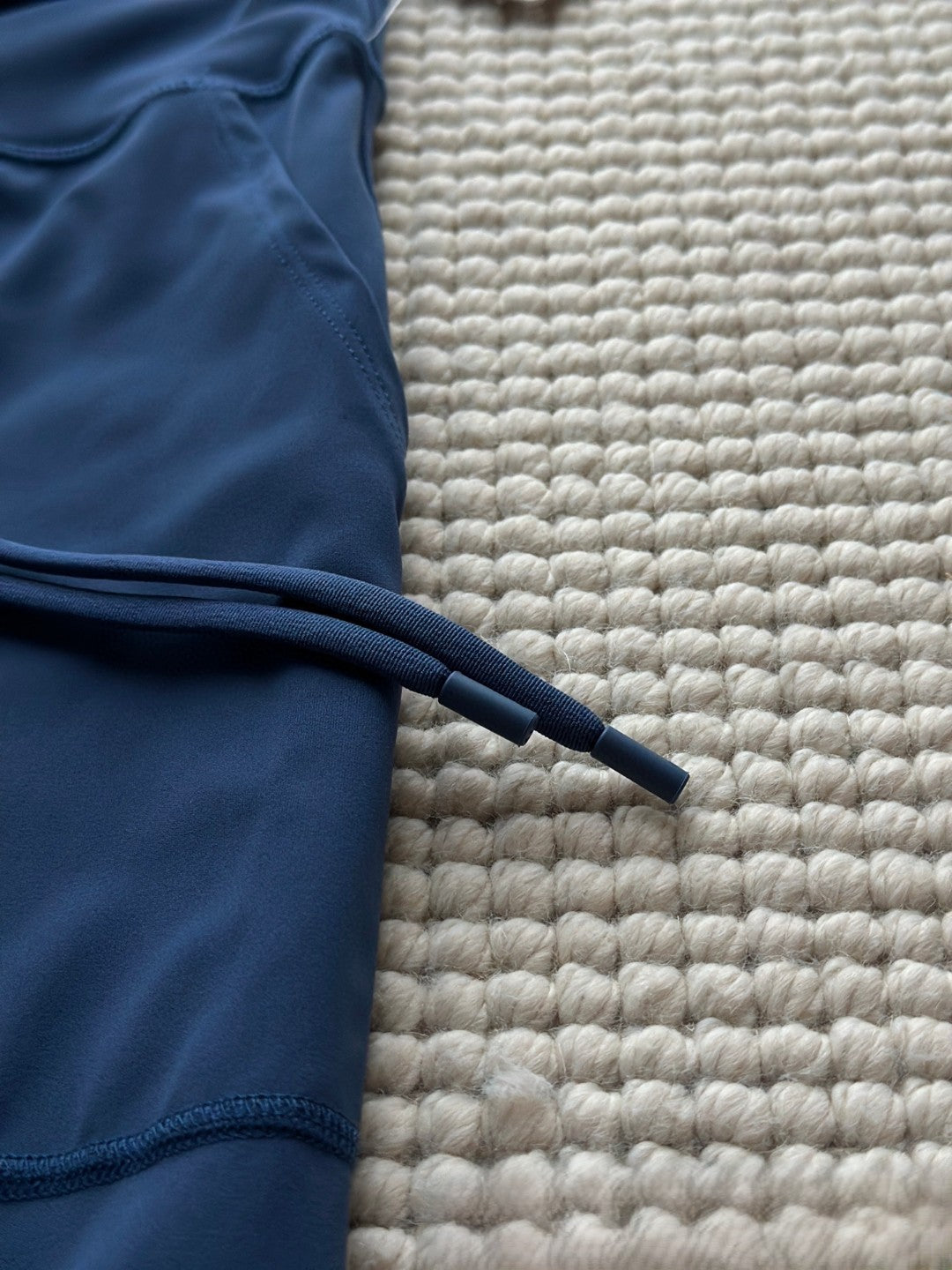 High waist drawstring straight yoga pants