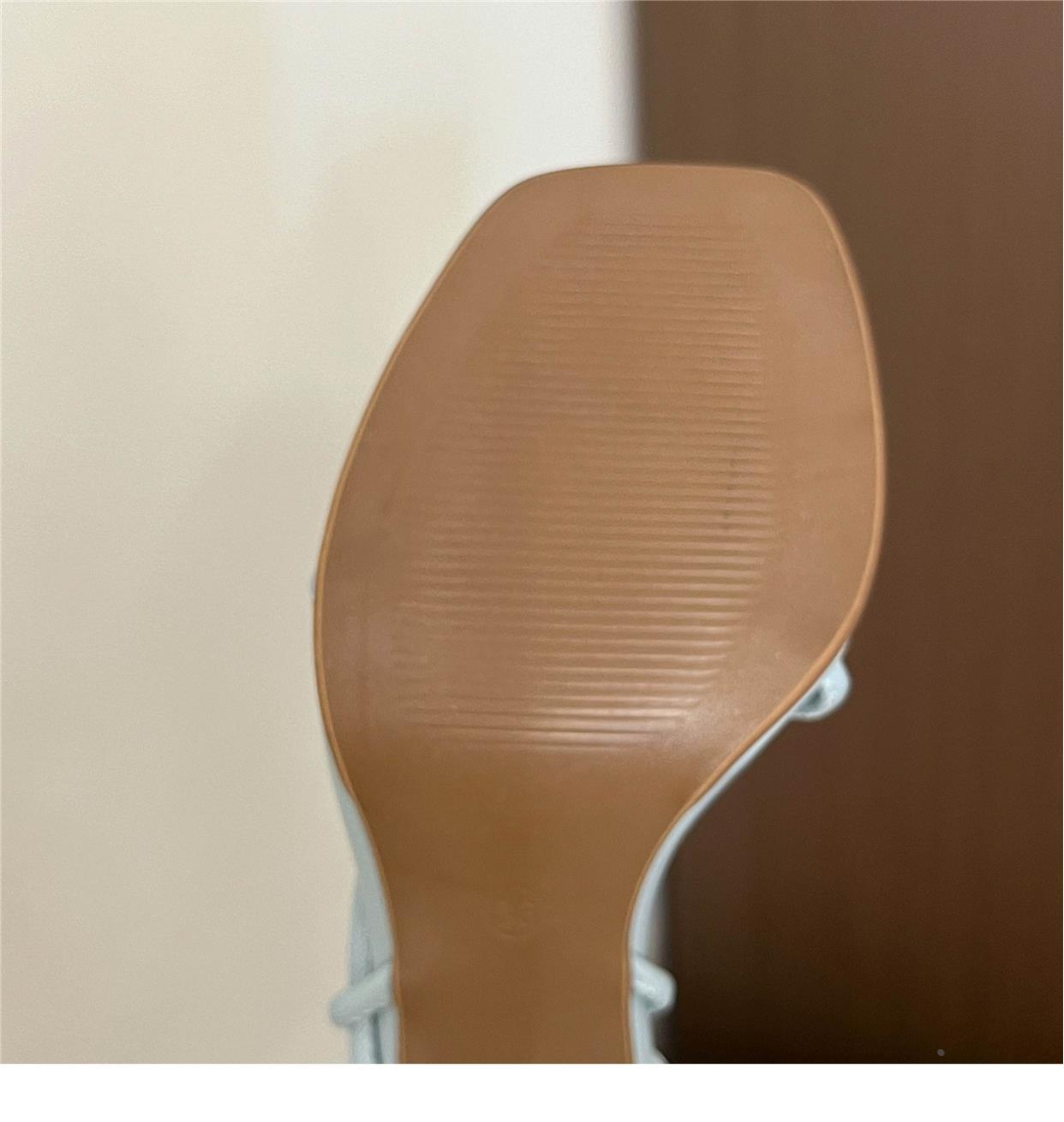 Thong sandals one strap stiletto high heels