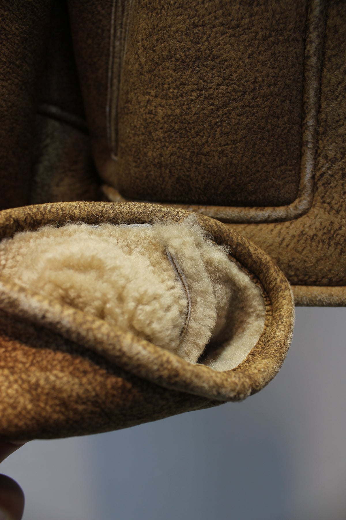 Lmported sheepskin short coat