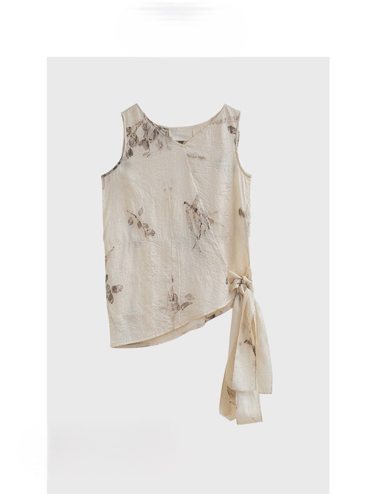 New Chinese style camisole with retro temperament and versatile