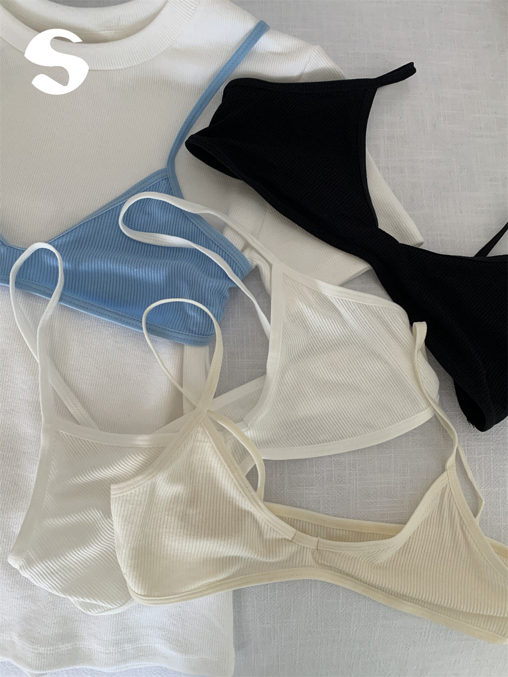 Small vest with suspender underwear