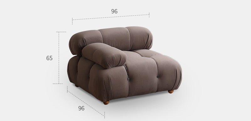 Retro style Yunduo sofa Nordic small apartment simple ins Internet celebrity bread module combination sofa
