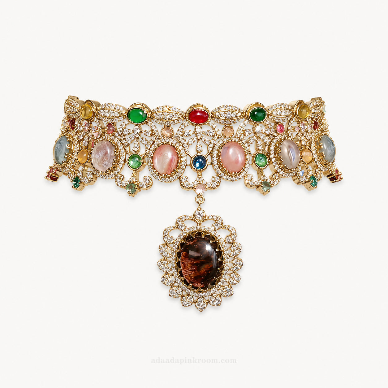 Jeweled Choker Necklace