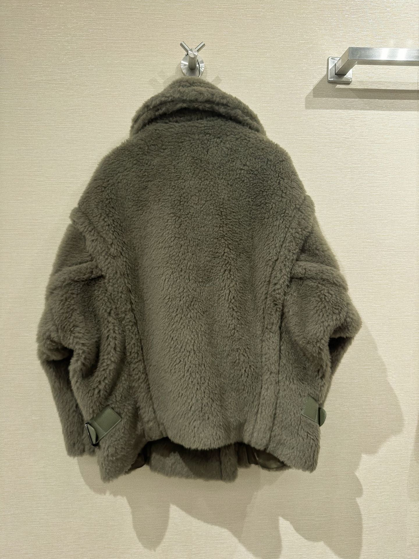 Biker Teddy Bear Alpaca Fur Jacket