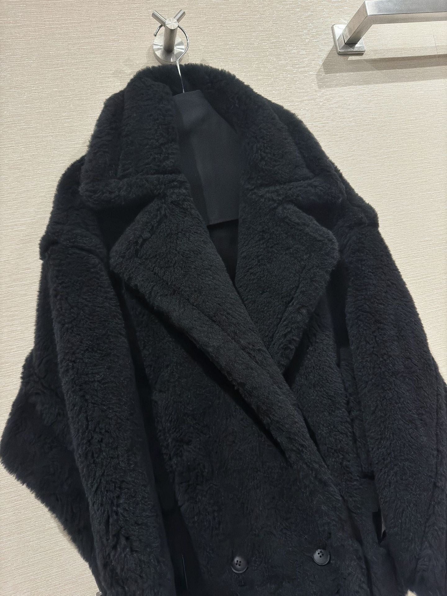 Biker Teddy Bear Alpaca Fur Jacket
