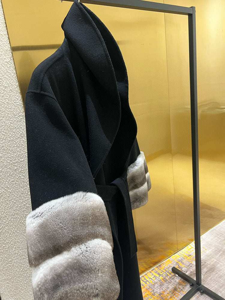 Cashmere Rex Rabbit Fur Sleeves