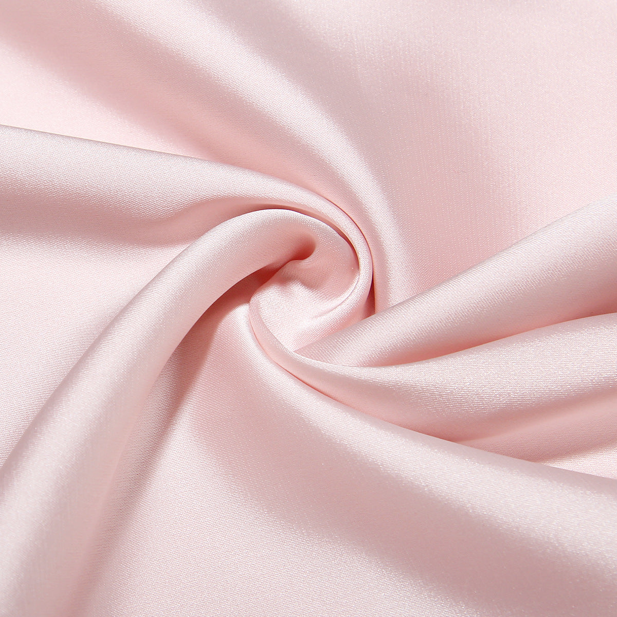 Puff-sleeved lace paneled waistless pink dress