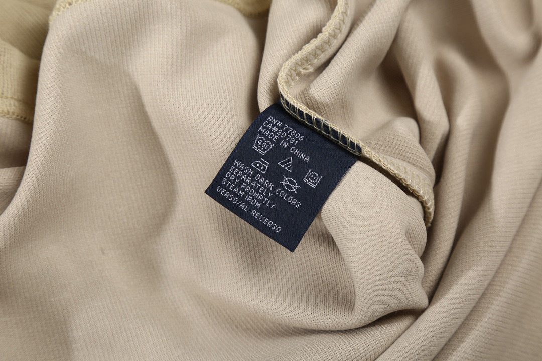 Embroidered half-zip sweatshirt