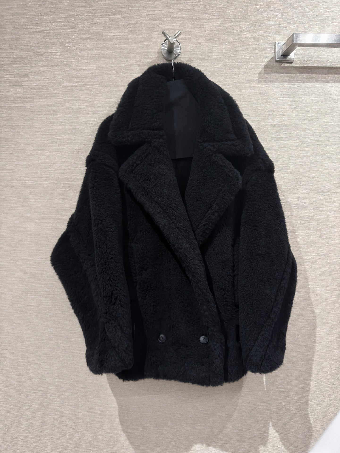 Biker Teddy Bear Alpaca Fur Jacket