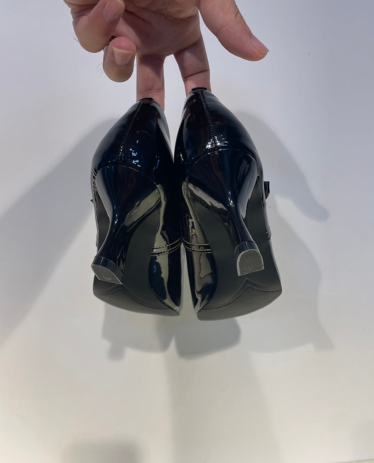 Retro Square Toe Mary Jane High Heels