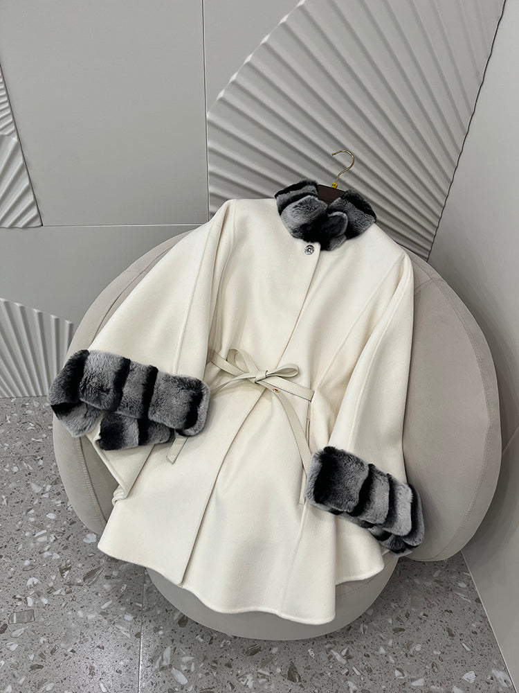 Cashmere Cape Rabbit Fur
