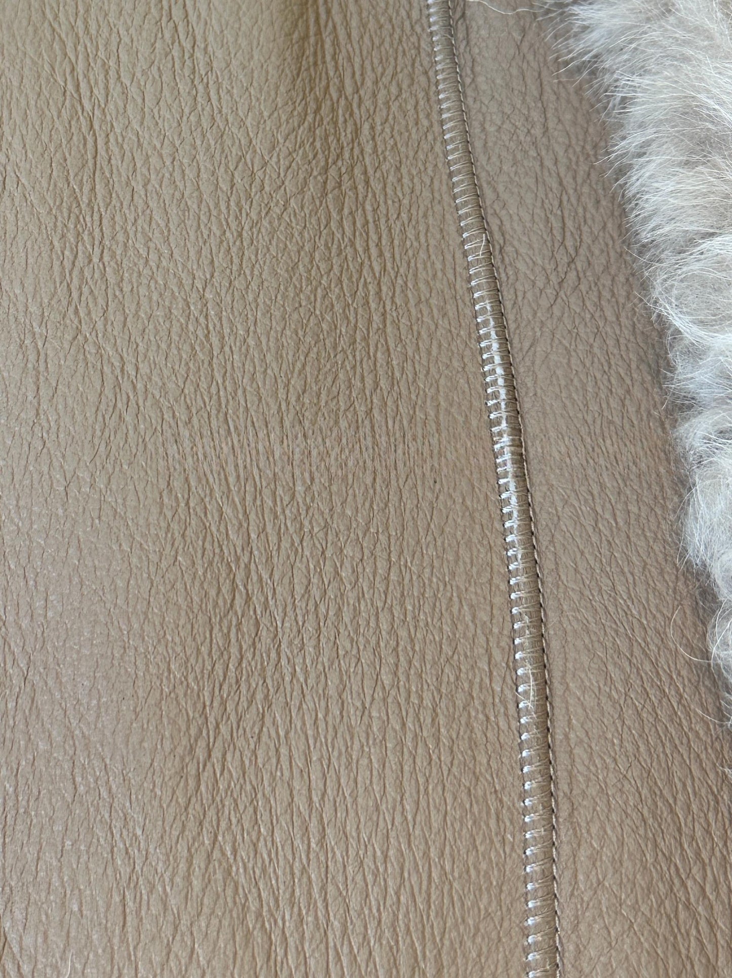 Türkiye imported bazaar sheepskin one-piece milk brown coat