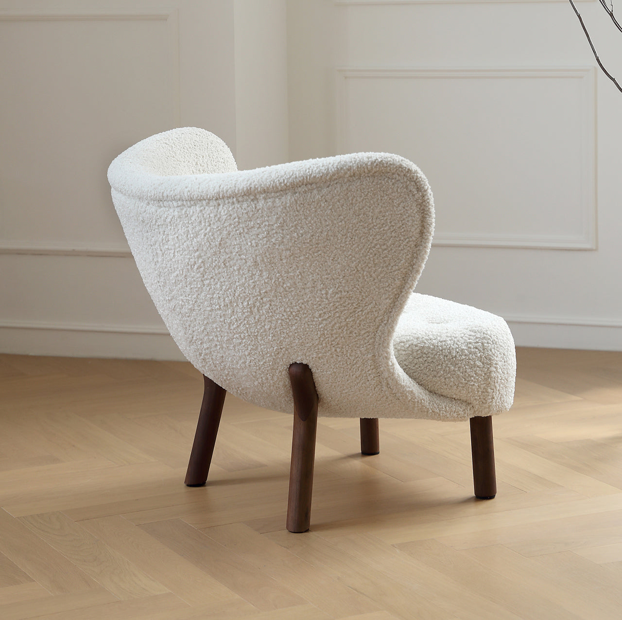 Nordic single sofa chair living room sherpa leisure chair designer modern simple lazy chair
