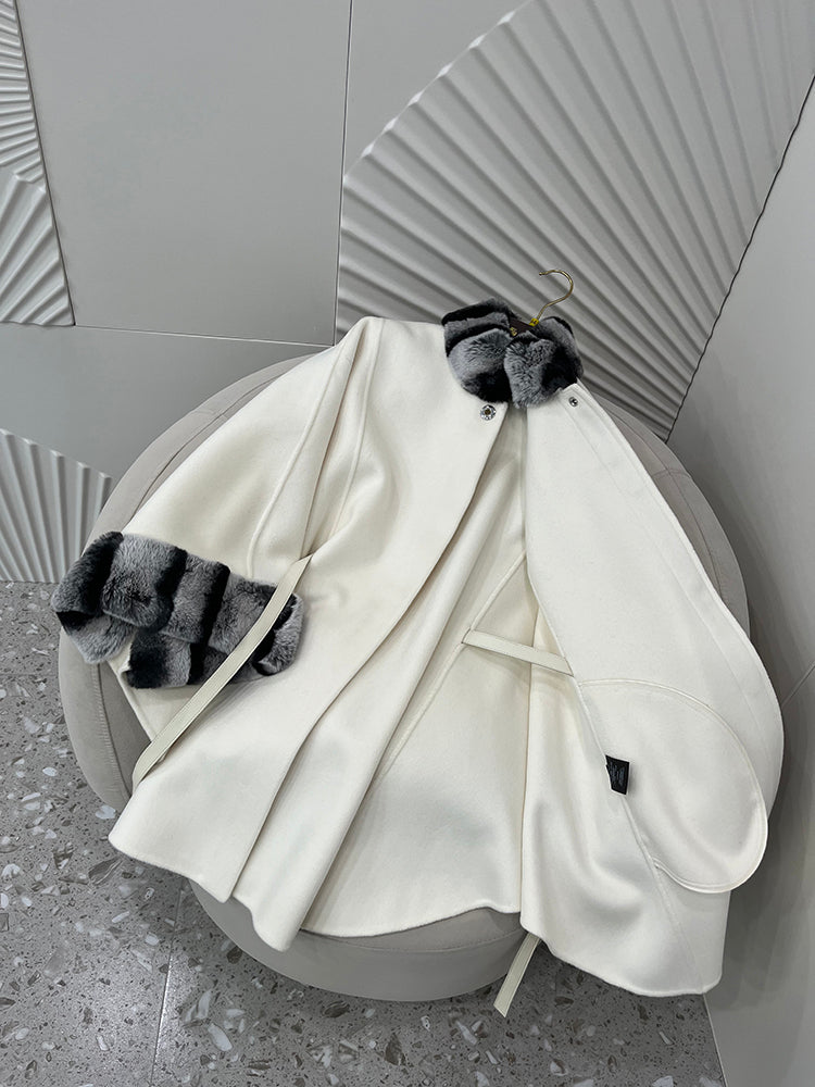 Cashmere Cape Rabbit Fur