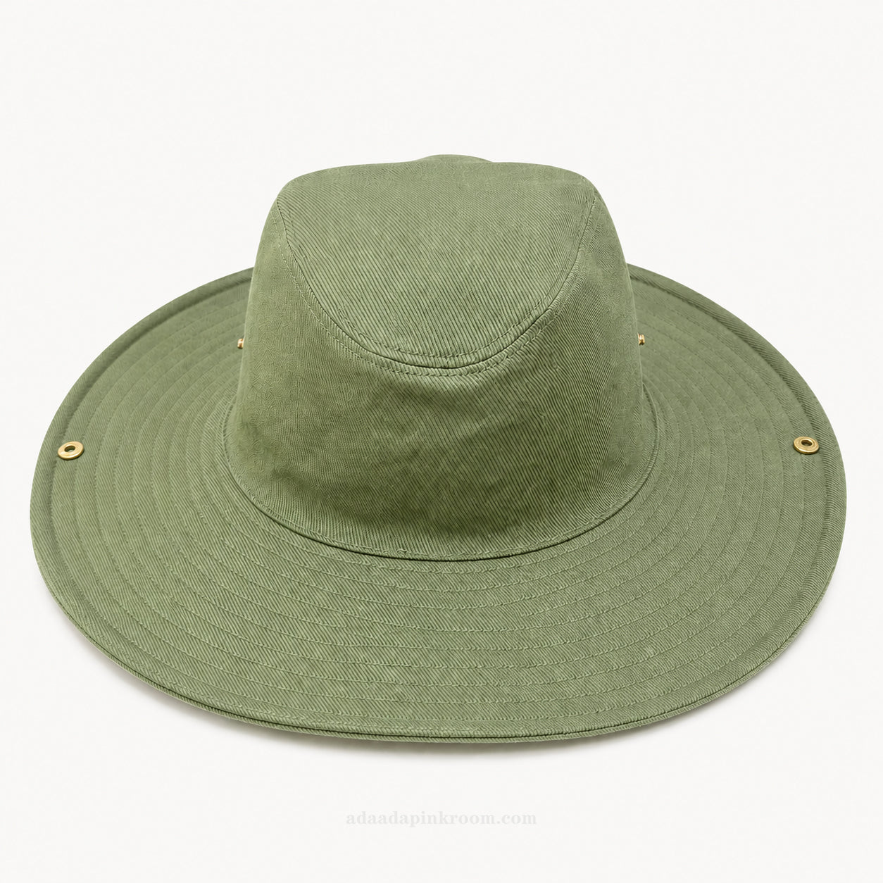 Wide-Brim Snap Sun Hat