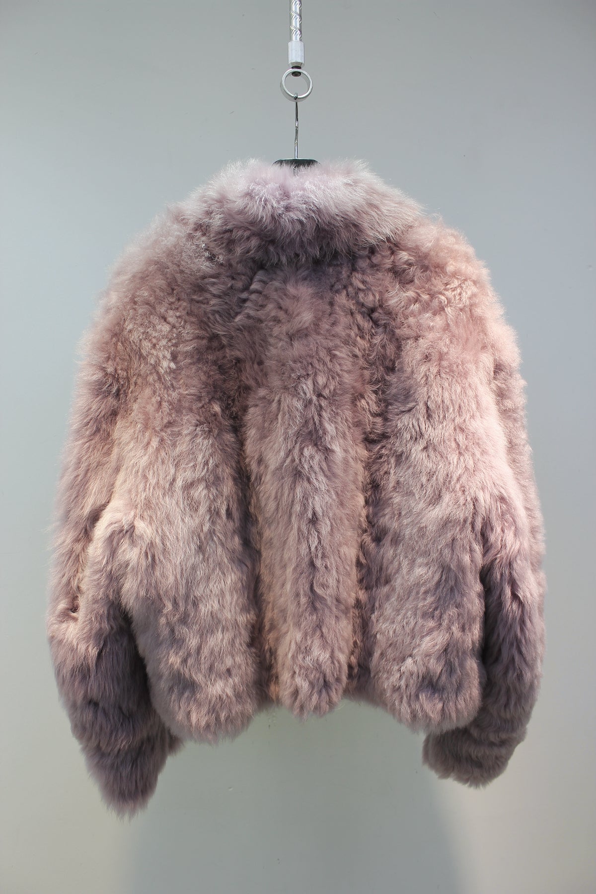 Spanish Tuscan sheepskin one-piece horn buckle short fur
