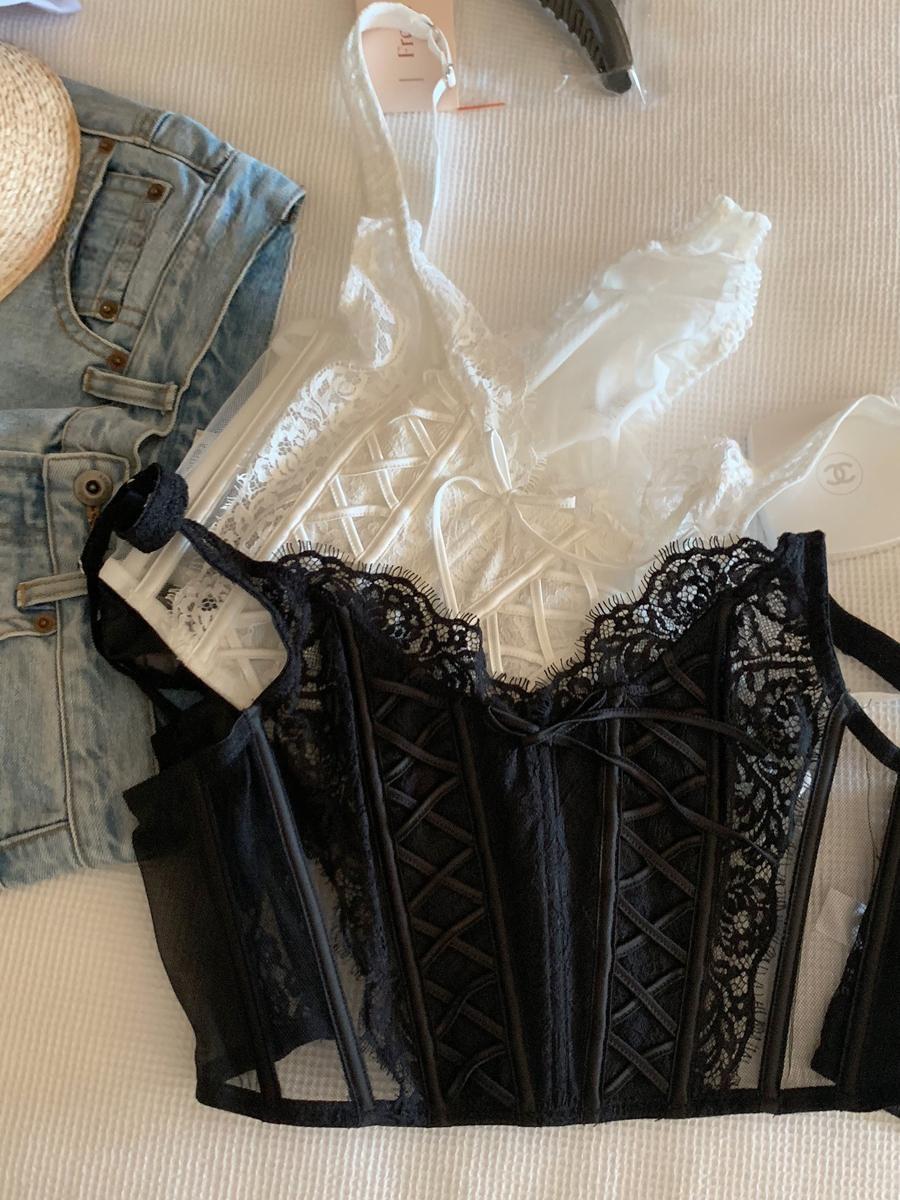 European and American French retro lace sexy underwear