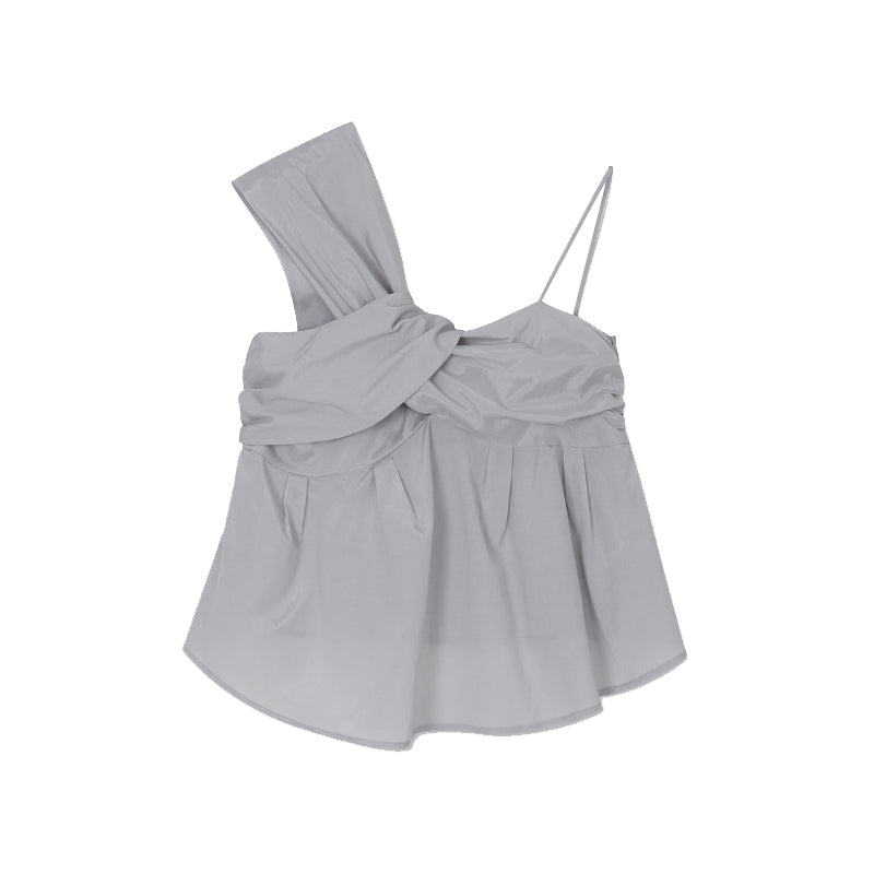Gray camisole with hot girl style