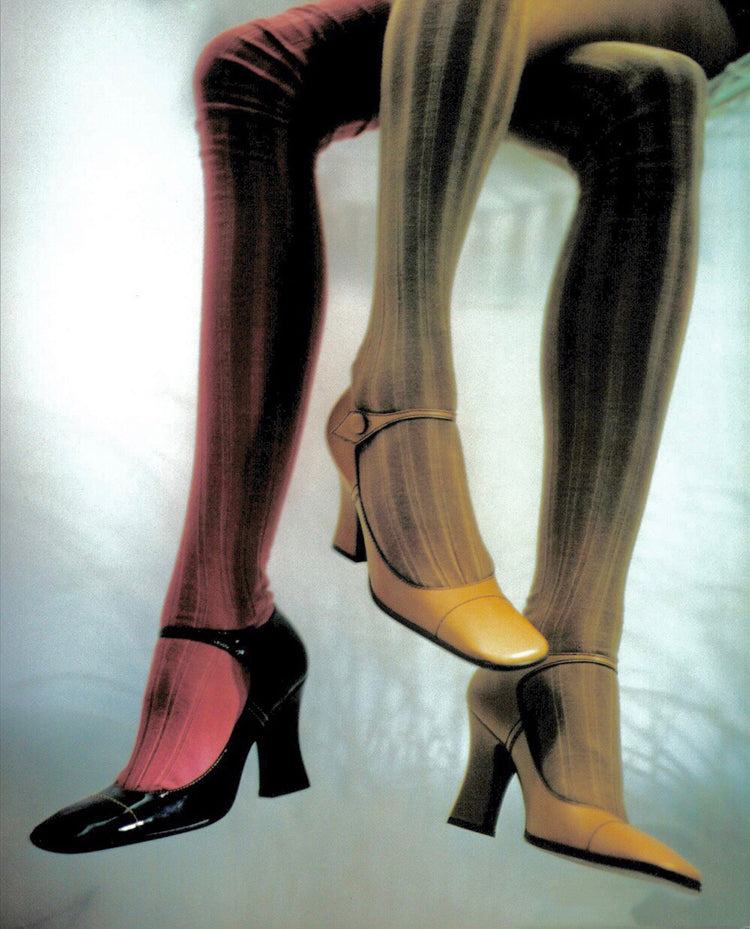 Retro Square Toe Mary Jane High Heels